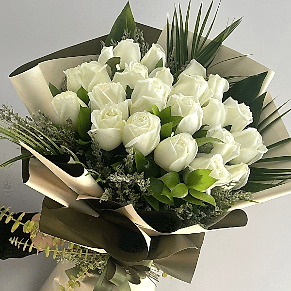  Burdur Çiçek Gönder - 21 BEYAZ GÜL