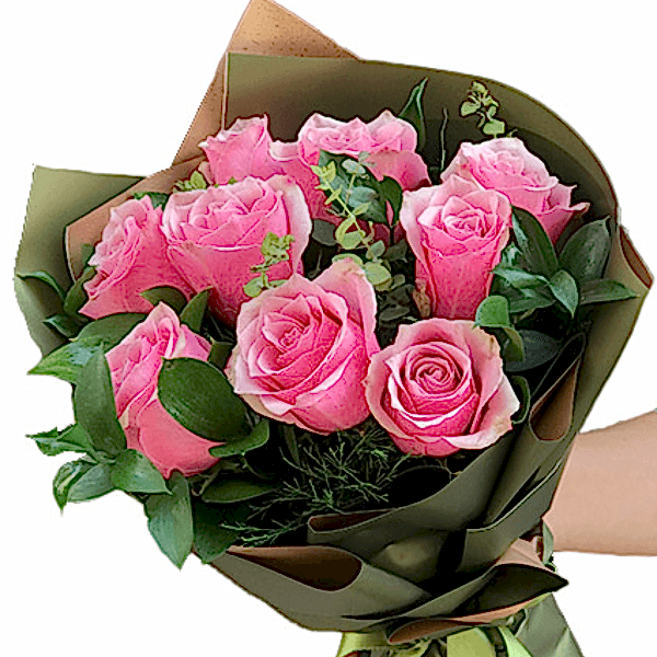  Burdur Çiçek - 9 PEMBE GÜL