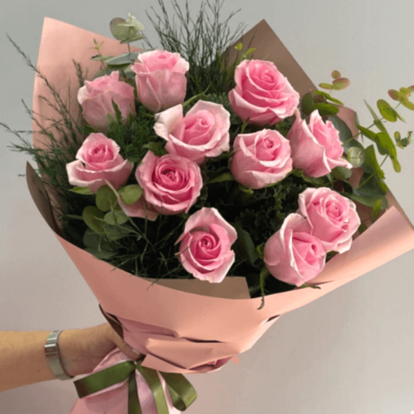  Burdur Çiçek Gönder - 11 ADET PEMBE İTHAL GÜLLER