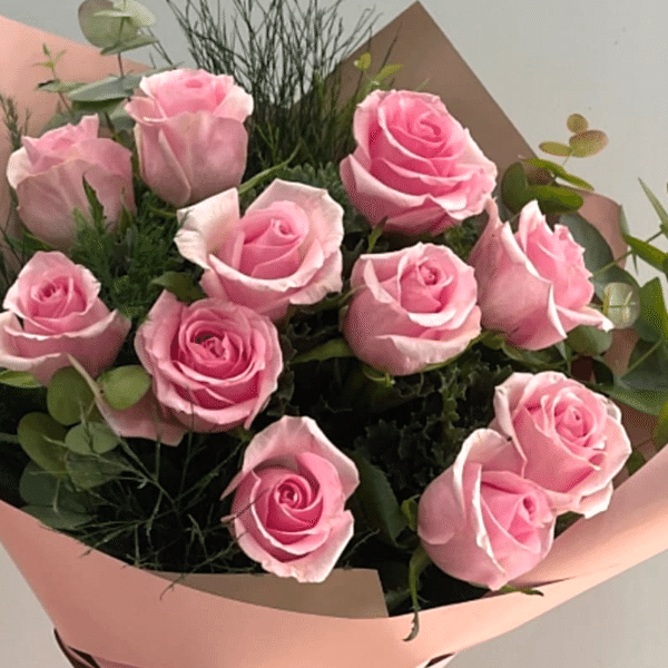 Burdur Çiçekçi - 11 ADET PEMBE İTHAL GÜLLER