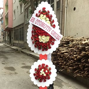  Burdur Çiçek Siparişi - CANLI CELBERADAN ÇİFLİ ÇELENK