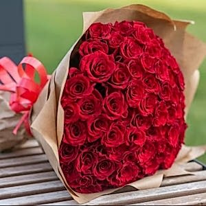Burdur Çiçekçi - 50 KIRMIZI GÜL